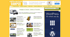 Desktop Screenshot of centronoleggiocamper.it